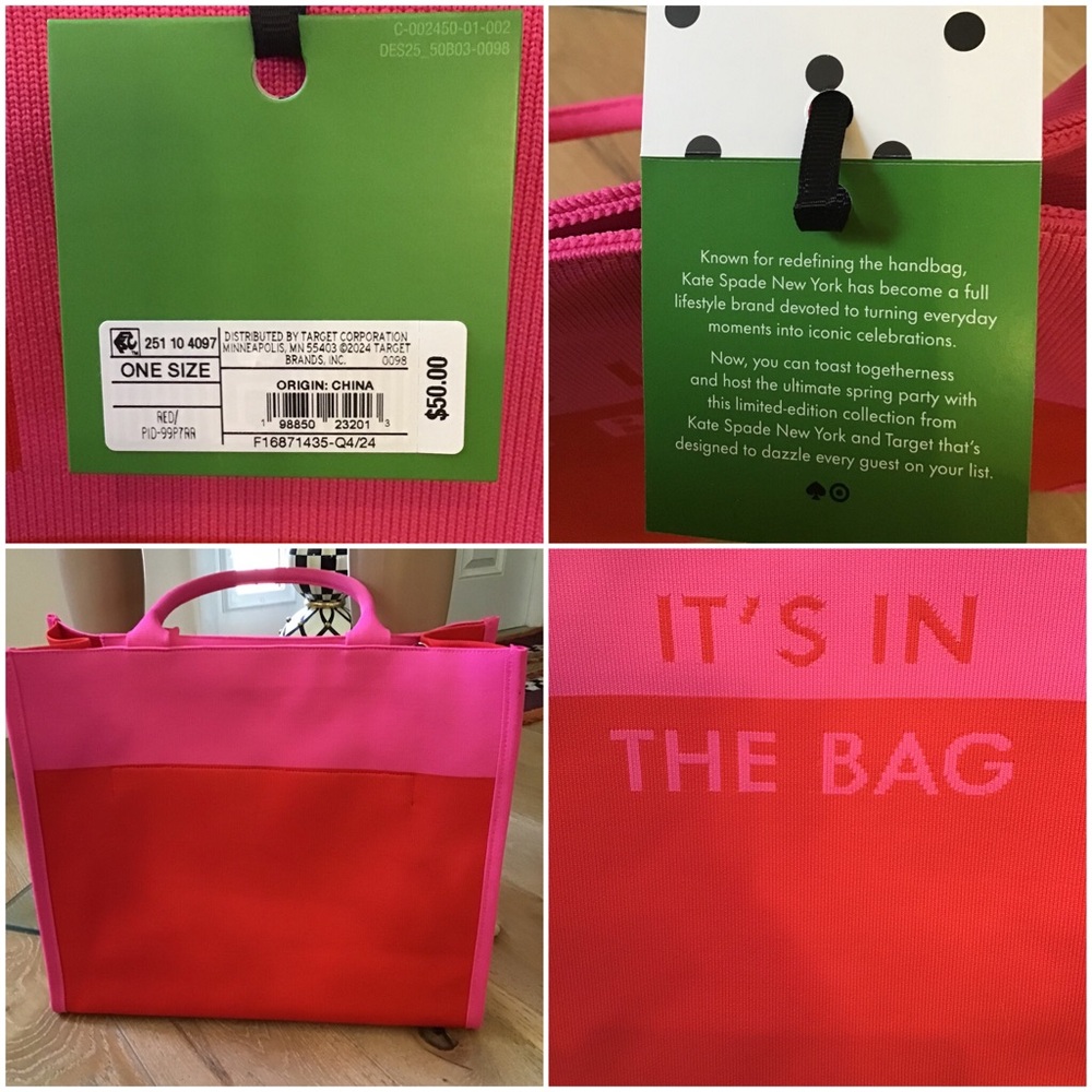 🎉2X HOST PICK🎉 Kate Spade x Target Tote - Picture 3 of 4